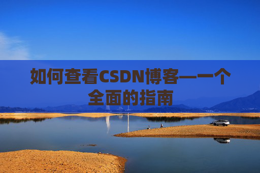 如何查看CSDN博客—一个全面的指南